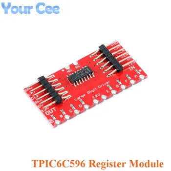 

TPIC6C596 8-bit Shift Register 7-Segment Digital Tube Driver Register Module for Andrino Diy Electronic PCB Board Module