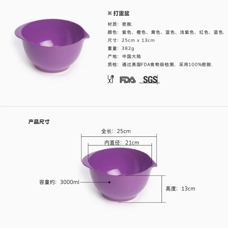 

Good Cook 1-Piece Plastic Mixing Bowl by Kitchen Tools