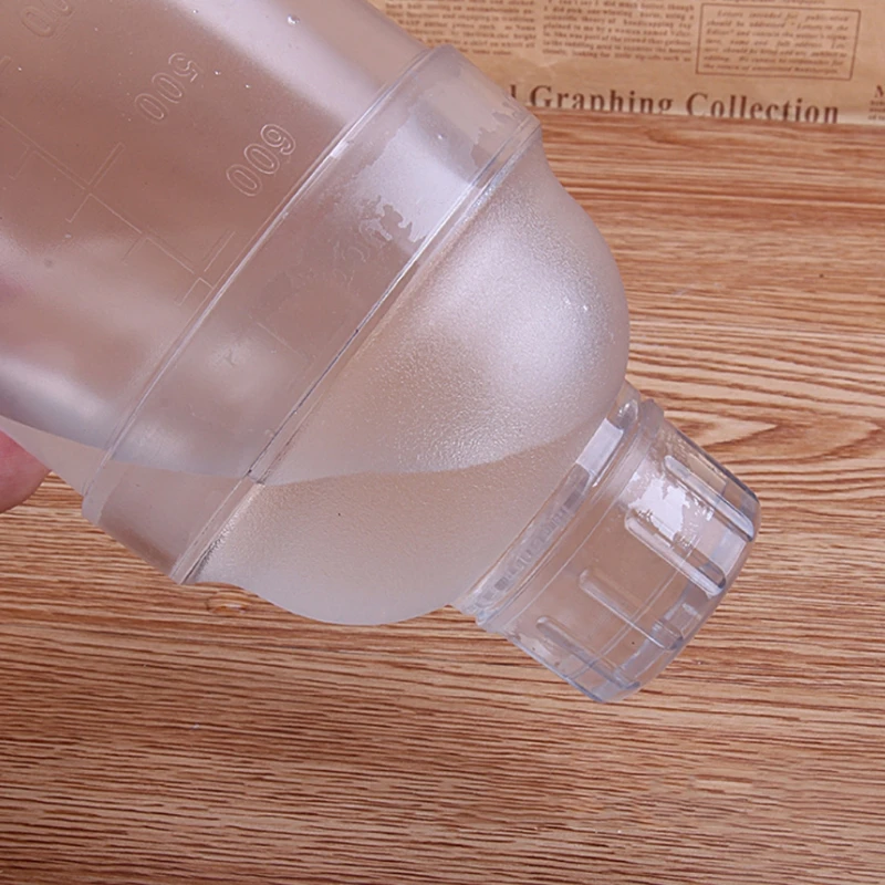 Прозрачный измеритель молоко Чай Коктейль Пить шейкер бутылки Бар Паб инструмент 700 куб