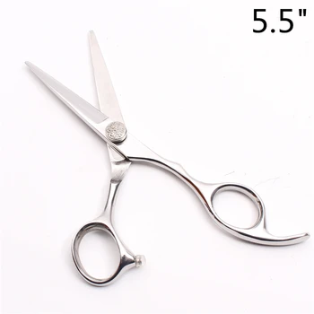 

5.5" 16cm Japan 440C Engraving Logo Normal Scissors Cutting Shears Styling Tool Hair Scissors Professional Barber Scissors C9013