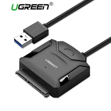 Ugreen Sata Adaptateur Câble USB 3.0 à Sata Convertisseur 2.5 3.5 pouce Super Vitesse Disque Dur pour DISQUE DUR SSD USB 3.0 à Sata câble