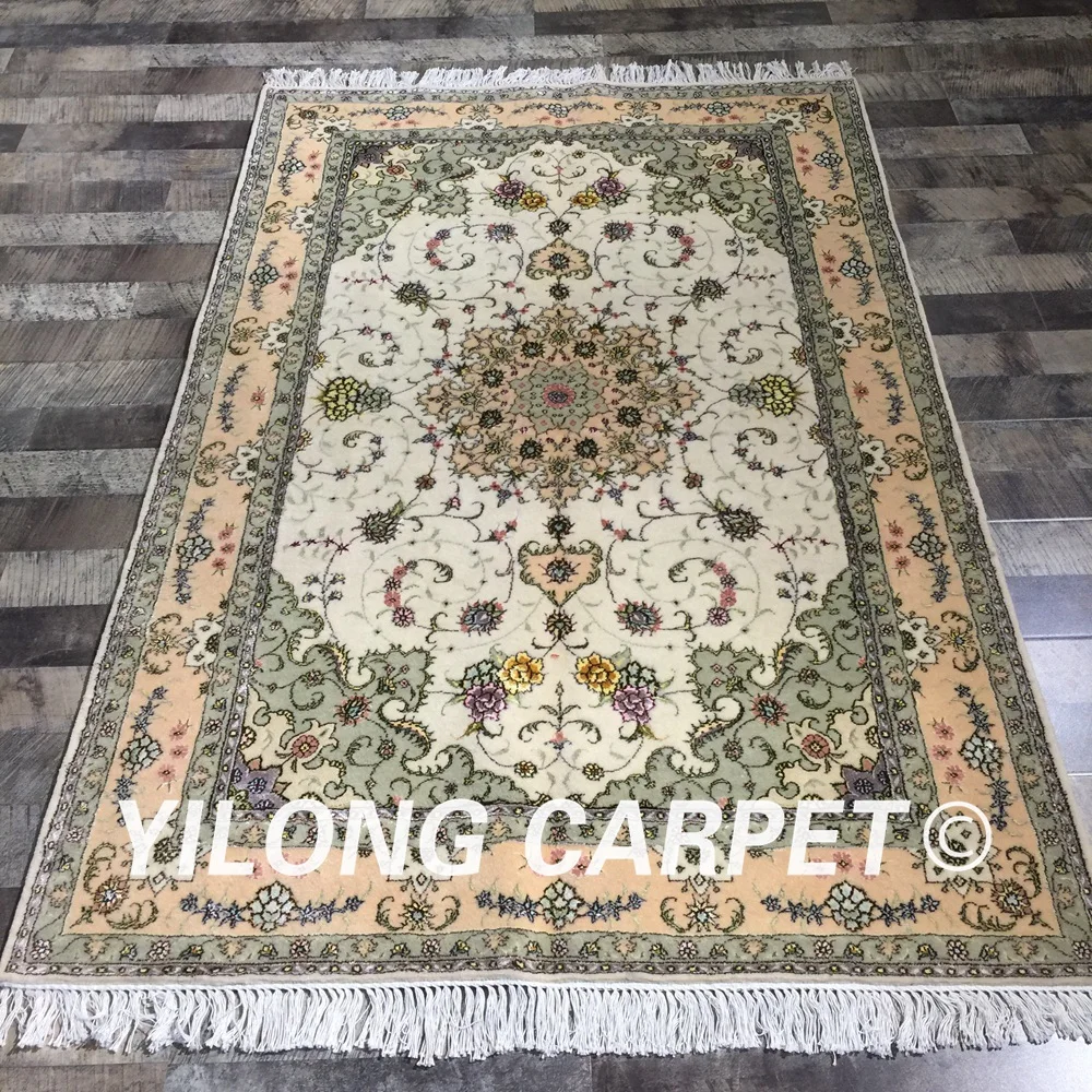 Yilong 4'x6' персидский ручной декор для гостиной изысканный коврик Новая Зеландия шерстяной ковер для дома(WY2122S4x6