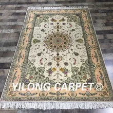 Yilong 4'x6' персидский ручной декор для гостиной изысканный коврик Новая Зеландия шерстяной ковер для дома(WY2122S4x6