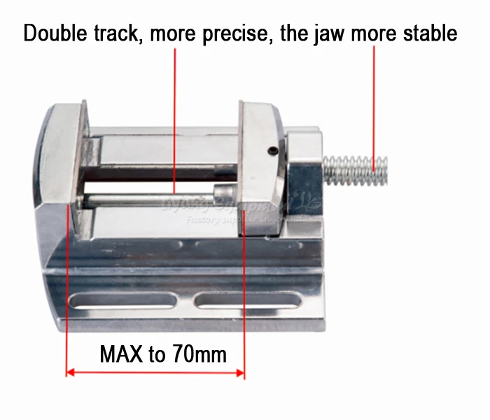 

CNC milling machine tool Bench clamp Jaw mini table vice plain vice parallel-jaw vice LY6258