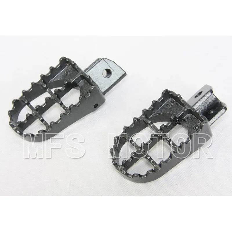 motorcycle parts Motocross MX Dirt Bike Racing Foot Pegs For yamaha PW50 PW80 TTR90 TW200 Gray
