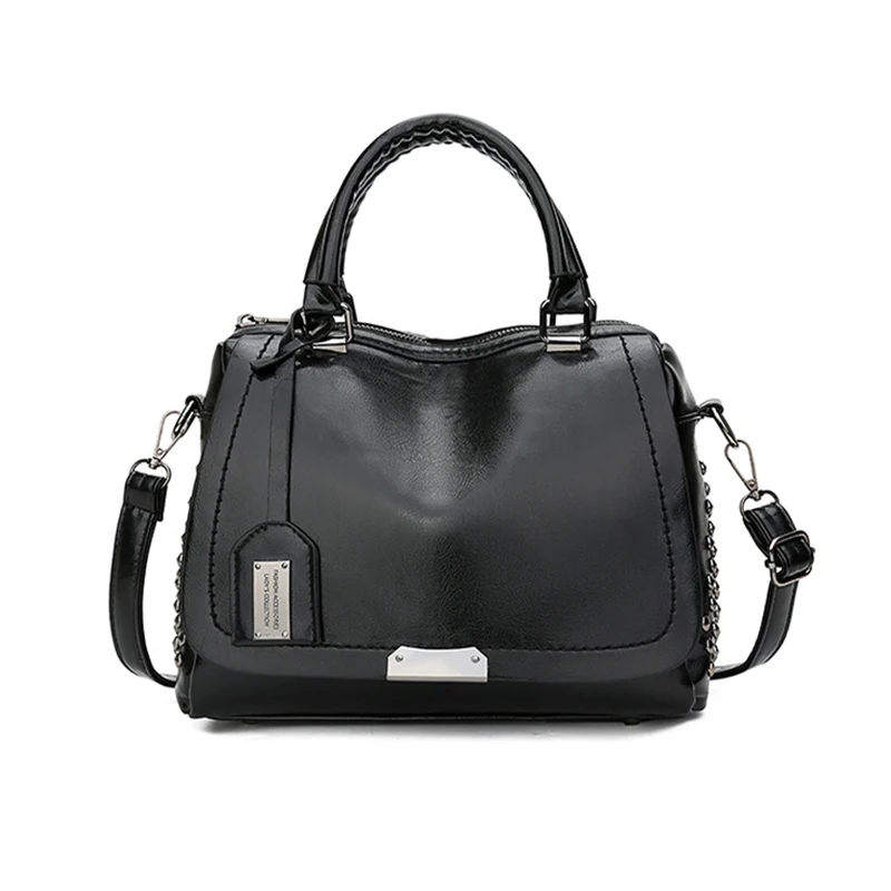 

Women PU Leather Rivets Handbag Large Capacity Casual Tote Crossbody Shoulder Bags MSJ99