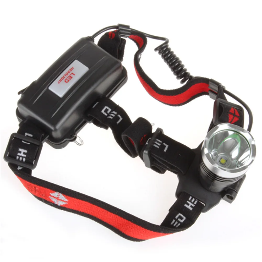 

High Quality 1600 Lumen XML T6 LED Headlamp Headlight 3 Mode Adjustable 18650 AAA LED Head Light Lamp, Free Shipping