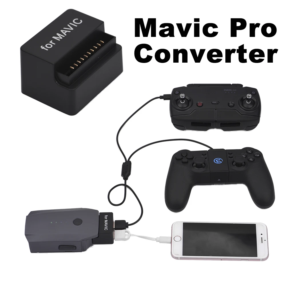 Конвертер power Bank для DJI Mavic Pro адаптер питания USB зарядное устройство планшетного