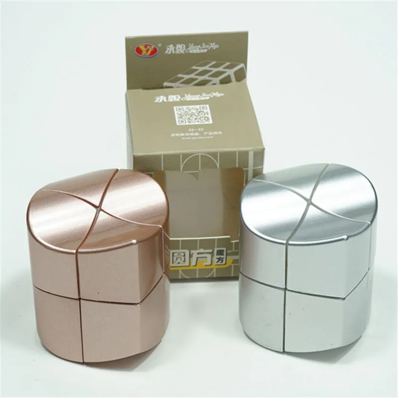 

New YJ YongJun YuanFang 2X2X2 Magic Cube Stickerless Smooth Speed Puzzle Twist Cube for Kids Education Christmas Toys Gift