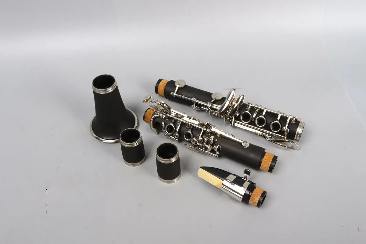 Профессиональный кларнет Yinfente C Ключ деревянный никелированный ключ Ebonite с