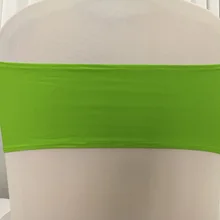 100 шт Однослойная лайкра спандекс стул ленточный пояс без пряжки Unviersal для свадьбы украшение для торжества