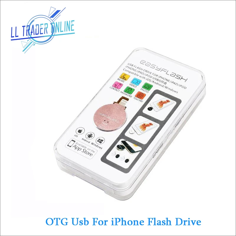 LL trader 64 Гб я-флэш-накопитель USB карта памяти OTG для Apple iPhone 7 Plus iPad Air мини для ПК ios USB флэш-диск хранения США/AU/DE