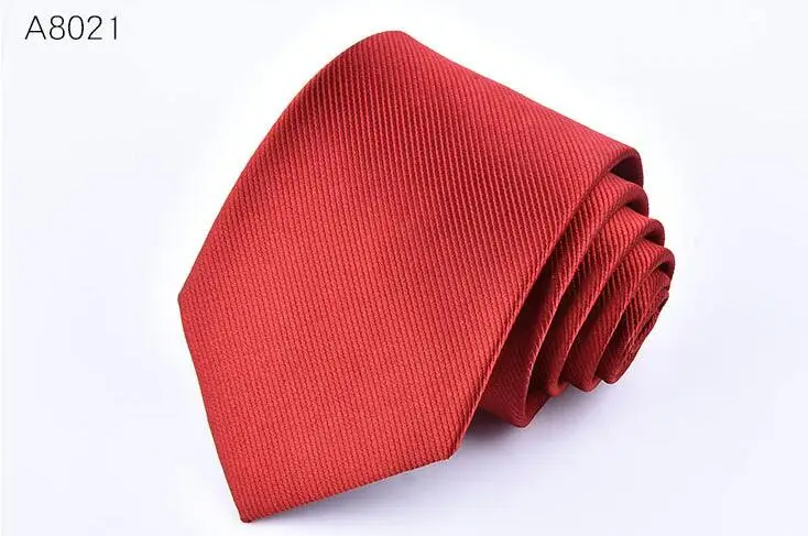 Мужской шелковый галстук в полоску Галстуки плотная жаккардовая Галстуки новейший профессиональный и галстук - Цвет: A8021