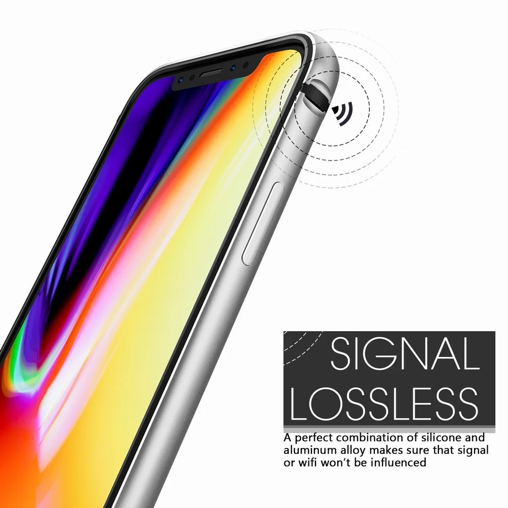 Ascromy для iPhone X Case Алюминий ТПУ чехол гибрид с защитой от ударов и футляр бампера S 10