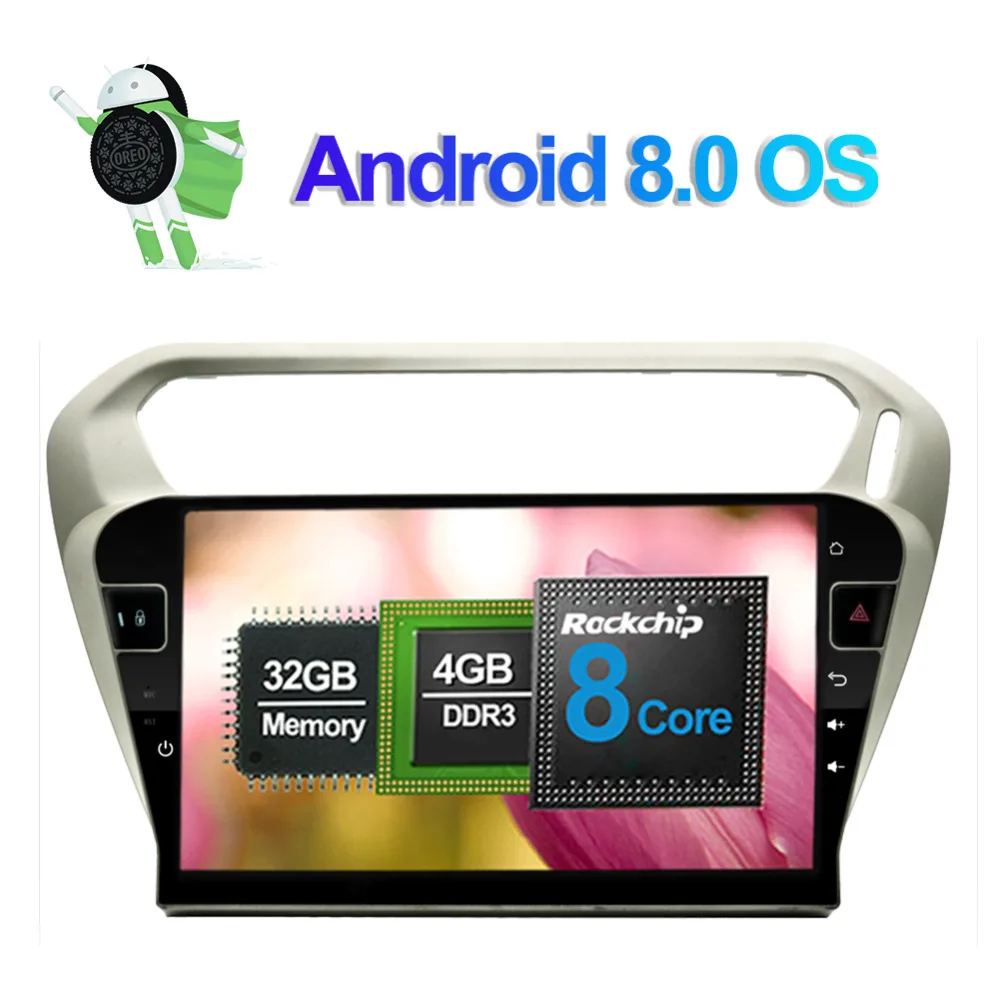 Clearance 10.1 Inch IPS Screen 4GB RAM Android Car Radio Stereo For Peugeot 301/Citroen Elysee 2014 2015 2016 2017 Bluetooth Wifi OBD DAB+ 2