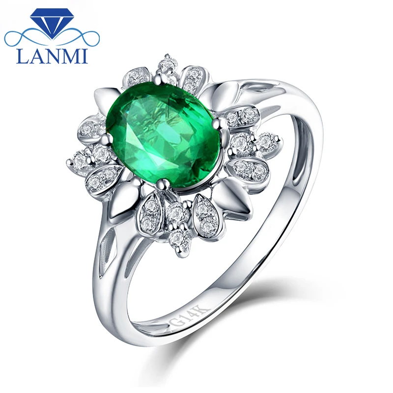 Обручальное кольцо с натуральным изумрудом 14 к|emerald engagement ring|jewelry gold ringsjewelry ring |
