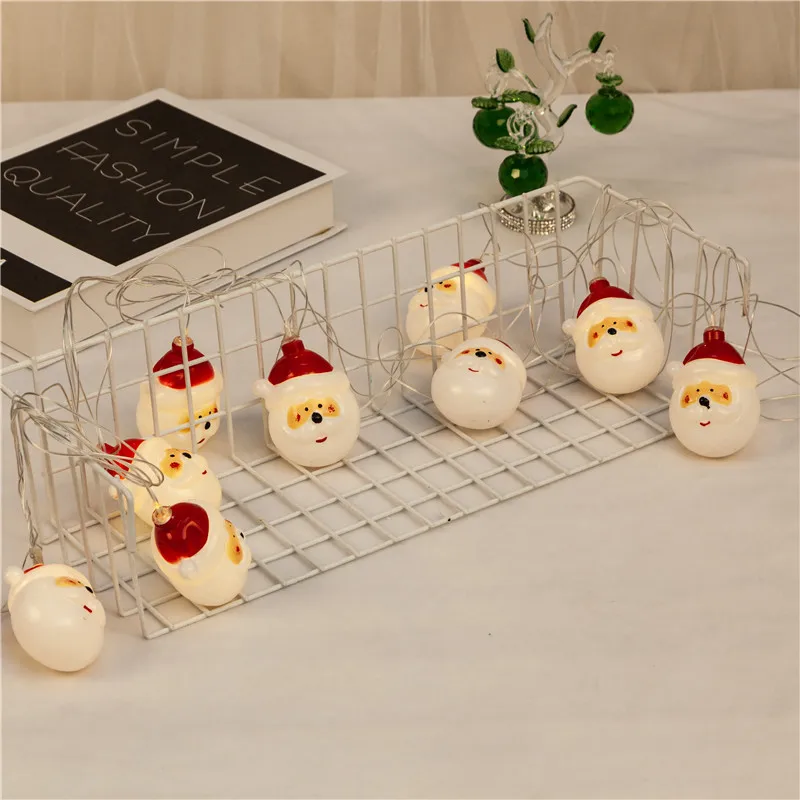 Christmas Party Decorations Santa Claus String Light Christmas Decorations for Home Christmas Garland Ornaments Navidad Natal.Q