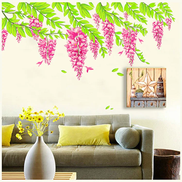 Except Stickers Originality Flowers And Plants Suspended Ceiling A