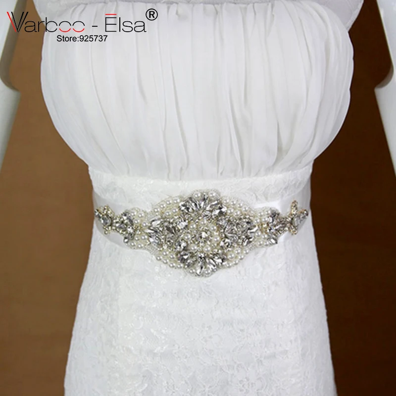 Модный пояс невесты и пояса свадебные ленты с кристаллами бисером горный хрусталь ремни для недорогие свадебные платья атласная лента