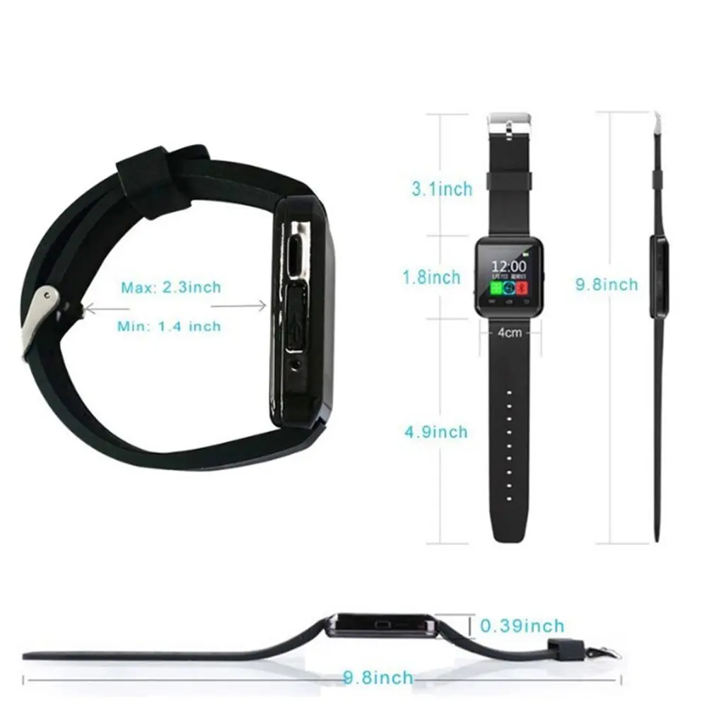 U8 Bluetooth Смарт часы для Android IOS Сенсорный экран часы наручные часы Для мужчин Для женщин Электроника спортивные Smart Браслет челнока