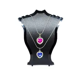 Пластик Веерообразный стойка для ожерелий серьги браслет с подставкой Подставка для ожерелья ювелирных украшений стоят Творческий