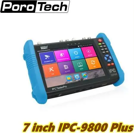 Wanglu IPC 9800plus 7 дюймовый IPS сенсорный экран 1280*800 разрешение аналоговый + IP AHD CVI TVI SDI 6 в