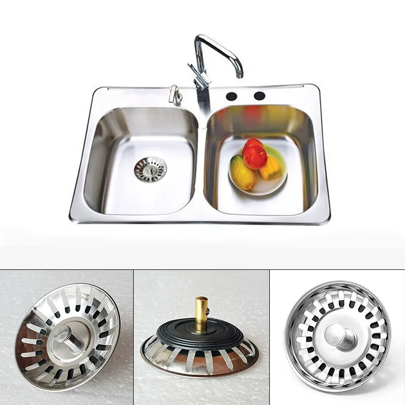 

Mesh Basket Rinse Strainer Stainless Steel Sink Filter Kitchen Sieve Fry French Chef Basket Sink Sewer Accessories Tools