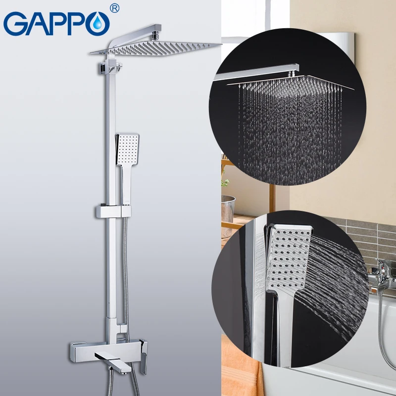 

GAPPO Bathroom Shower Faucets Sink Faucet Bath Shower Mixer Faucet Taps Rain Shower Sets Waterfall Bath Faucet Mixer Taps