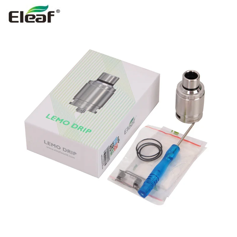 Eleaf Lemo Оригинал дрип RDA бак регулируемый поток воздуха обслуживаемый капельный