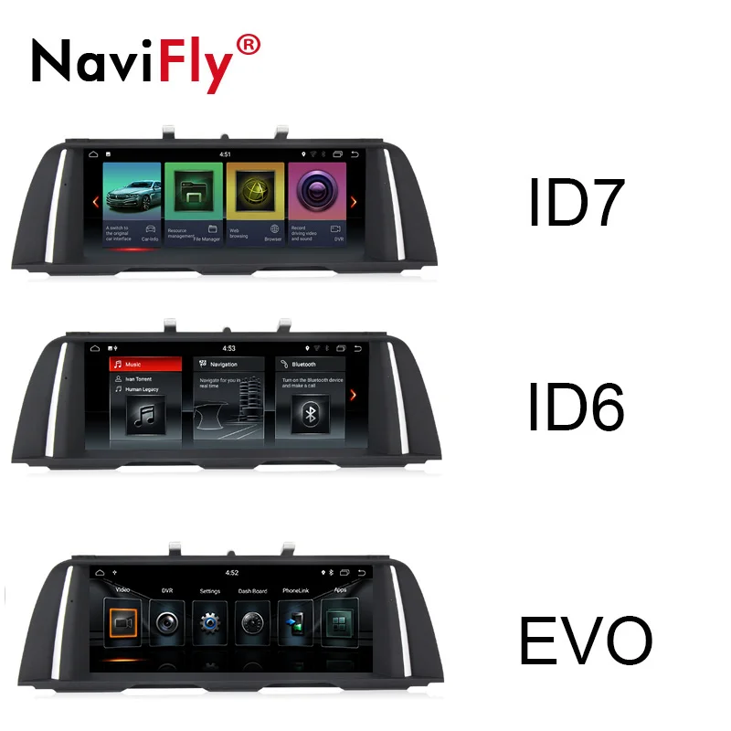 NaviFly Android gps навигация автомобильный мультимедийный плеер для BMW 5 серии F10 F11(2011-) CIC/NBT Android Смарт стерео головное устройство