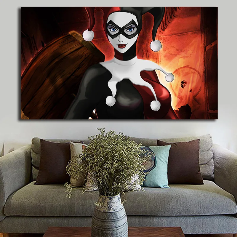 

Poison Ivy Quinn Superhero Marvel Canvas Prints Picture Modular Paintings for Living Room Poster on The Wall Home Decor