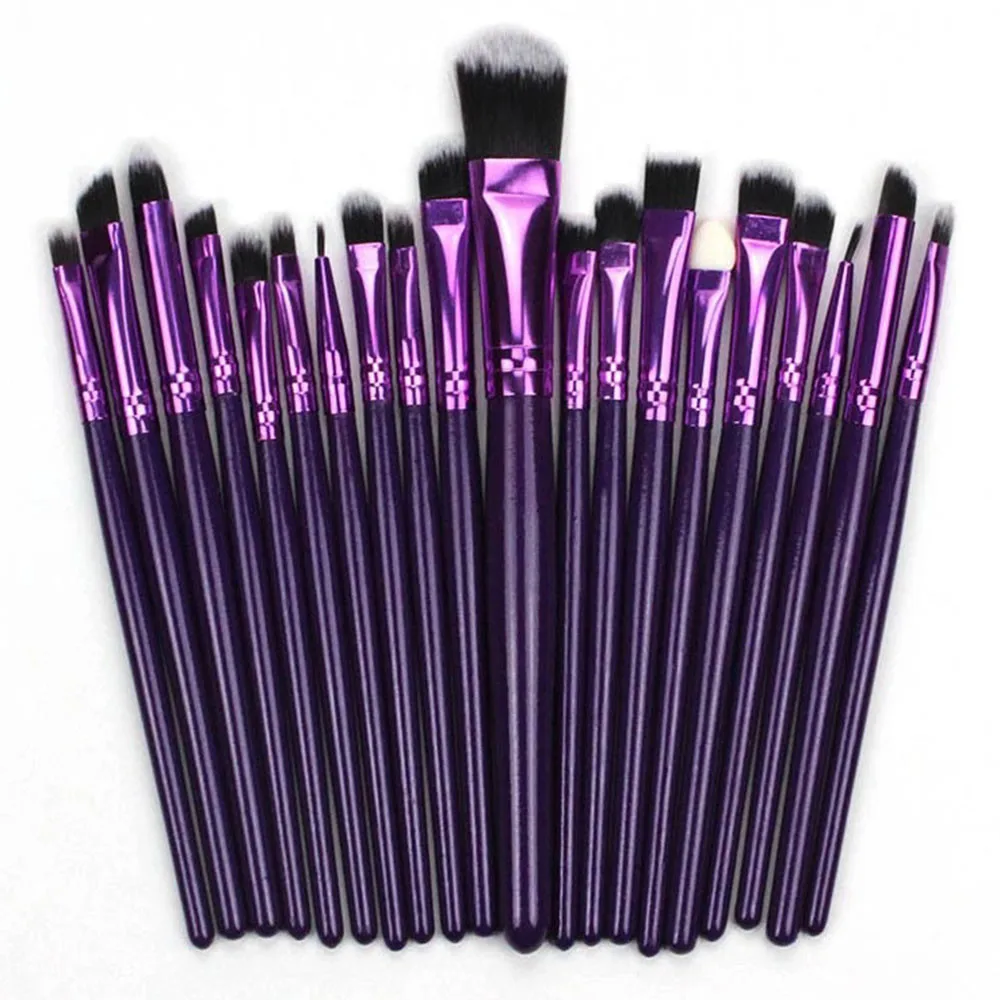 

2019 Makeup Brushes Bag Pen Brochas 20 Pcs Pro Makeup Set Powder Foundation Eyeshadow Eyeliner Lip Cosmetic Brushes Z4