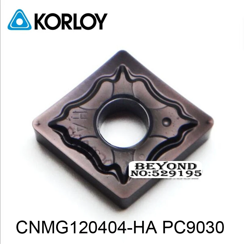 Korloy CNMG120404-HA PC9030 CNMG120408-HA PC9030 твердосплавные вставки CNMG120404 токарный инструмент для токарного станка из нержавеющей стали