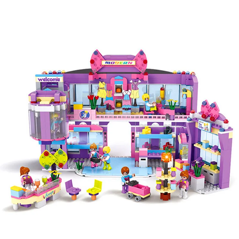 

810pcs Girls Dream Mall Supermarket Legoings Building Kit Toys Gifts