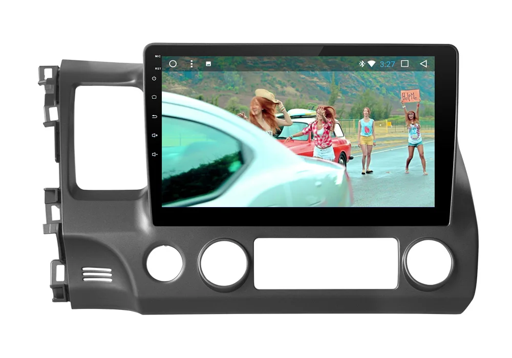 Discount JIUYIN Android Car DVD GPS Player For Honda Civic 2006 2007 2008 2009 With Radio  Navigation Quad Core Multimedia Player 2