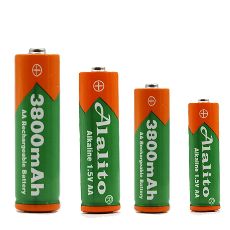 10 шт./лот новый бренд AA Аккумуляторная батарея 3800mah 1 5 V Новая Щелочная