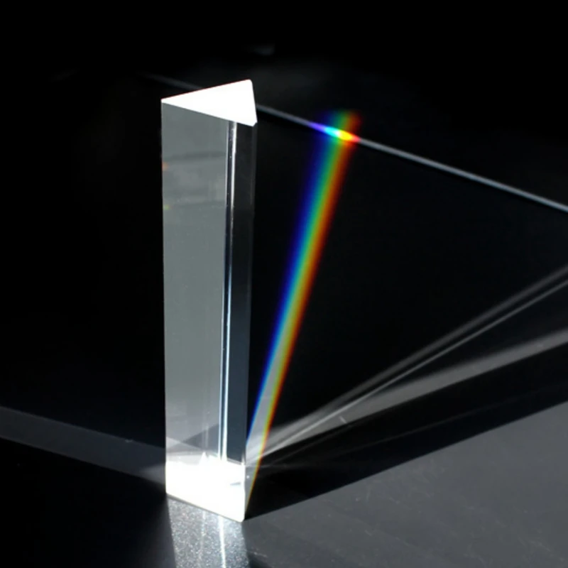 Физика светового спектра треугольная призма обучение оптического стекла тройной
