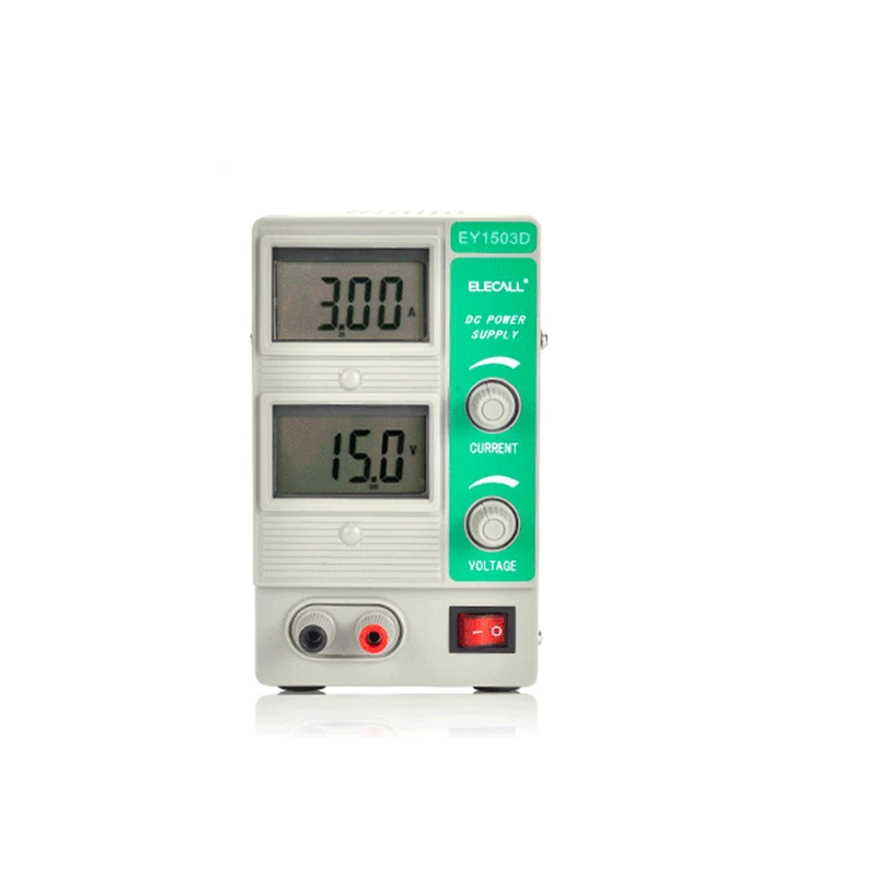 

EY1503D Switching Regulated Adjustable DC Power Supply Single Channel 15V 3A Variable Digital Display SMPS