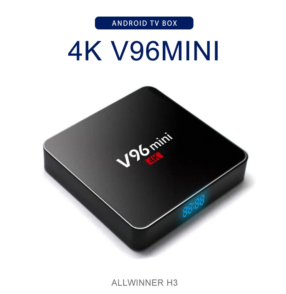 Vmade Android 7,1 OS tv Box V96 MINI Allwinner H3 4K Smart tv Box 2,4G wifi 2GB 16GB медиа-проигрыватель Google Android телеприставка