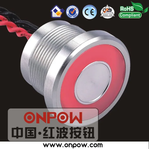 ONPOW 22 мм светящийся пьезопереключатель IP68(CE RoHS) PS225P10YNT1R12L | Обустройство дома