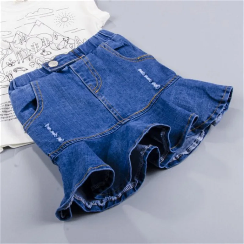 

Girls Denim Skirts Summer Style Kids Clothes Toddler Girl Jean Tutu Skirt Baby Children Fashion Fish Tail Skirt Baby Girl Skirt