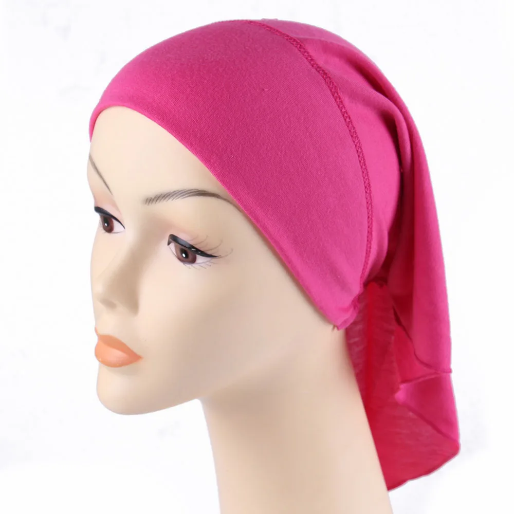 Muslim scarf women Polyester Cotton Stretchble Muslim 