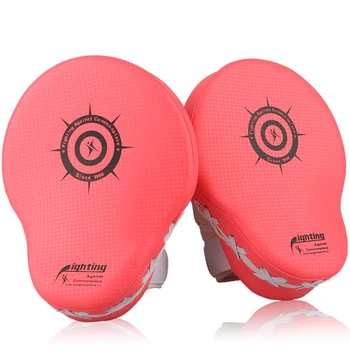 

1 Pads PU kick boxing focus mitt arc style mma muay thai sanda training target fighting punch pads curve boxing pads hand target