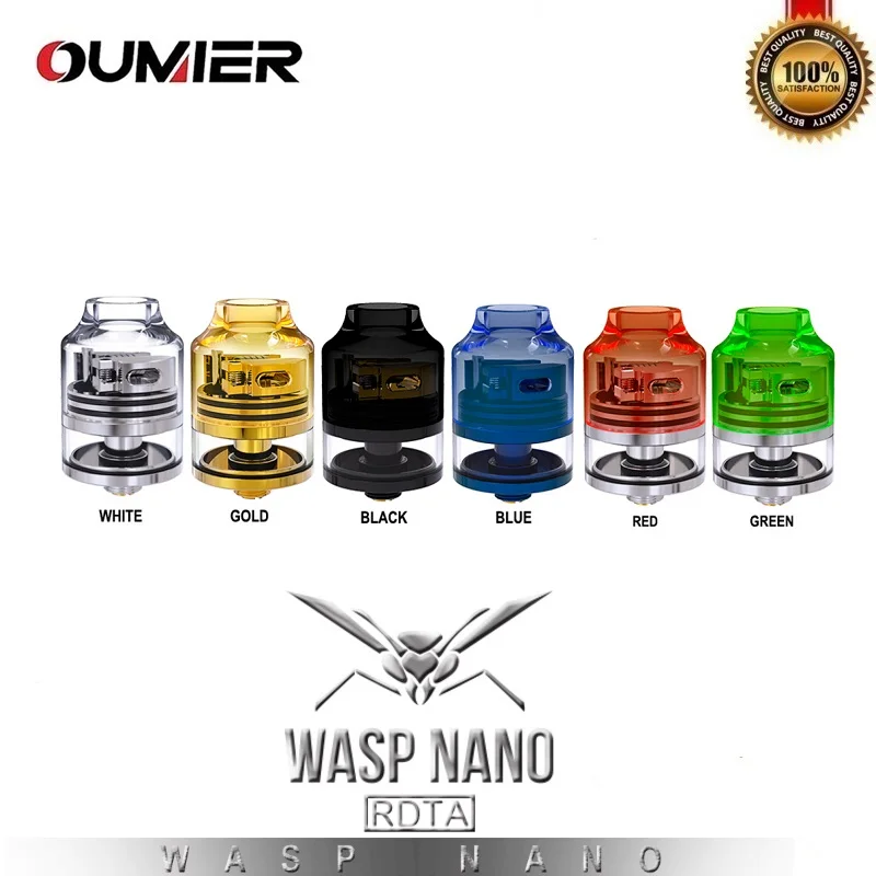 Оригинальный атомайзер OUMIER WASP NANO RDTA 2 мл 22 мм бак для пара легкая конструкция и