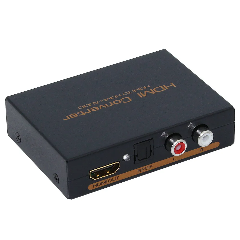 1080P HDMI в HDMI Оптический SPDIF Suppport 5,1+ RCA L/R аудио видео экстрактор конвертер сплиттер адаптер