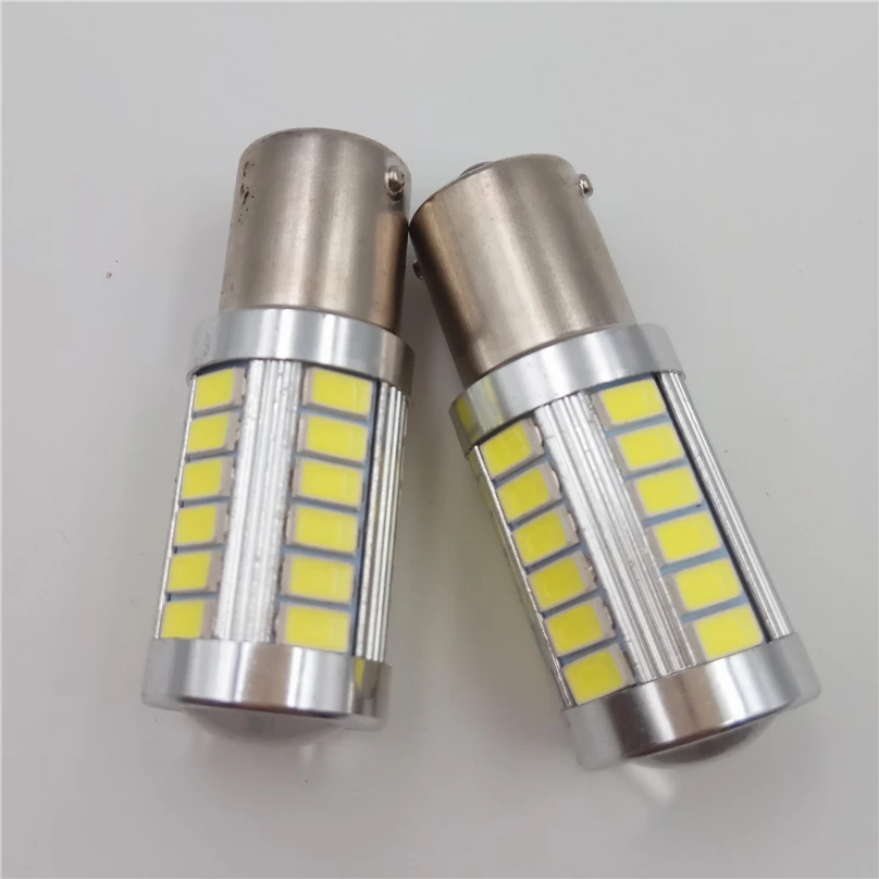 

Car Flashing 4 pcs 1156 BA15S BAY15D 1157 P21W smd auto 1156 yellow Turn Signal Reverse 33 Led Light red Brake light white Bulb