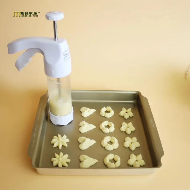1SET Biscuit Cookie Making Cookie Press Machine Maker Pump Cake Decor