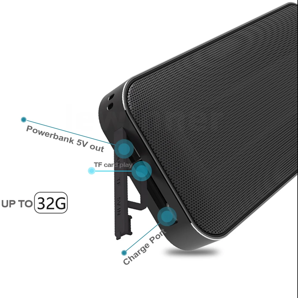 Lewinner BT205 Мини Bluetooth динамик Портативный беспроводной громкоговоритель звук