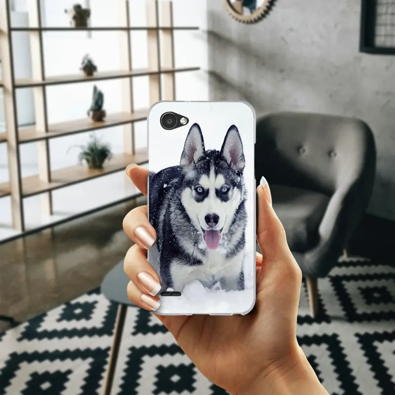 Симпатичные Сибирский хаски Мягкий мобильный телефон Аксессуары для LG G2 G3 MINI G4 G5