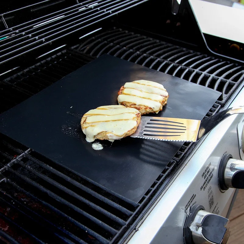 

Outdoor Barbecue Grill Mat Barbecue Baking Liners Reusable Teflon Cooking Sheets 40 * 30cm Cooking Tool High Temperature